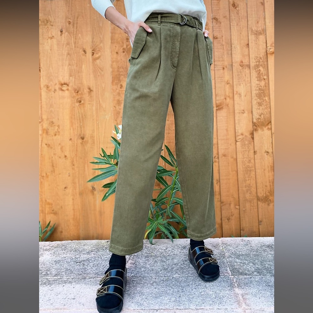 The Group by Babaton Balboa Pant in Gd Gunmetal Green
